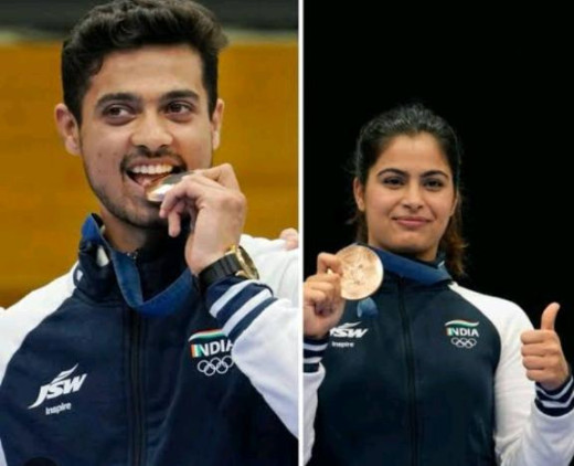 मनु भाकर और स्वप्निल कुसाले समेत कई भारतीय एथलीट्स का नीता अंबानी ने इंडिया हाउस में किया स्वागत
